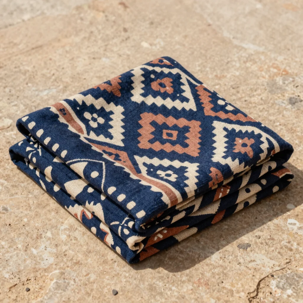 Ajrakh Cotton Throw